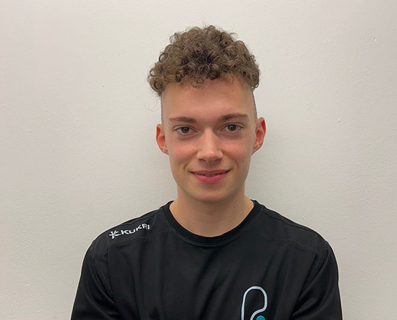 Former Sport student now Pure Gym personal trainer Nathan Hawkins