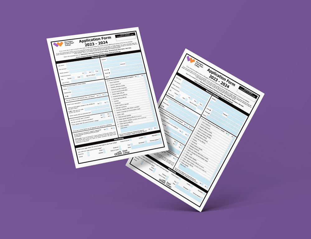 Paper application callout