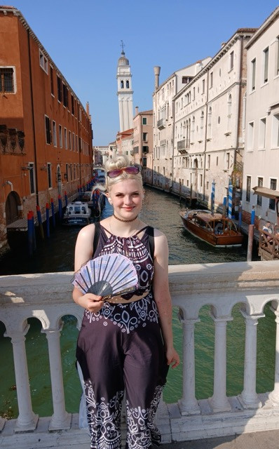 Mollie ann in Venice