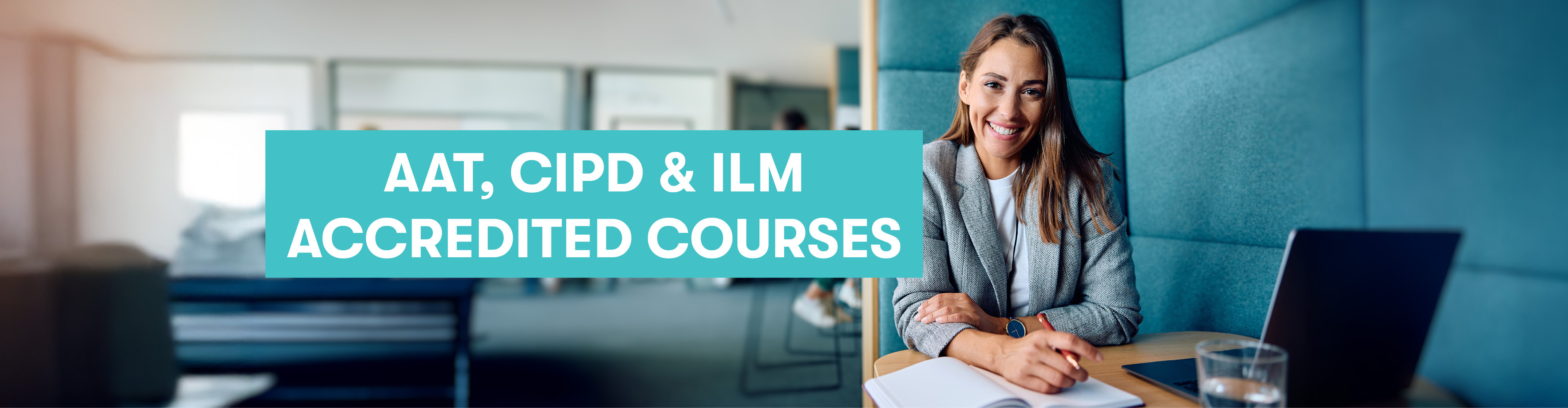 AAT CIPD ILM Accredited Courses header