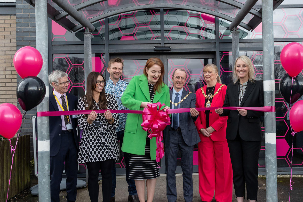 ACDS Launch Charlotte Nichols MP cutting the ribbon