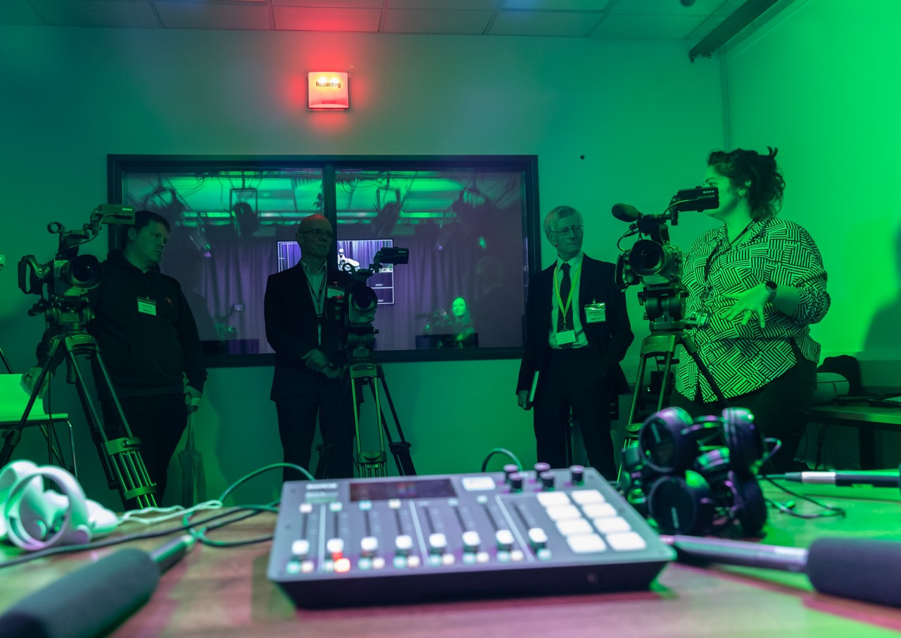 ACDS Launch Touring the film studio