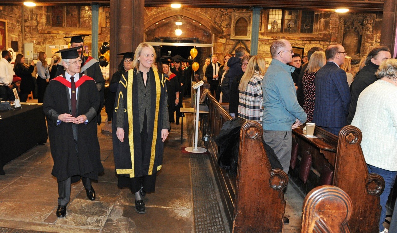 Academic Procession entering ceremony