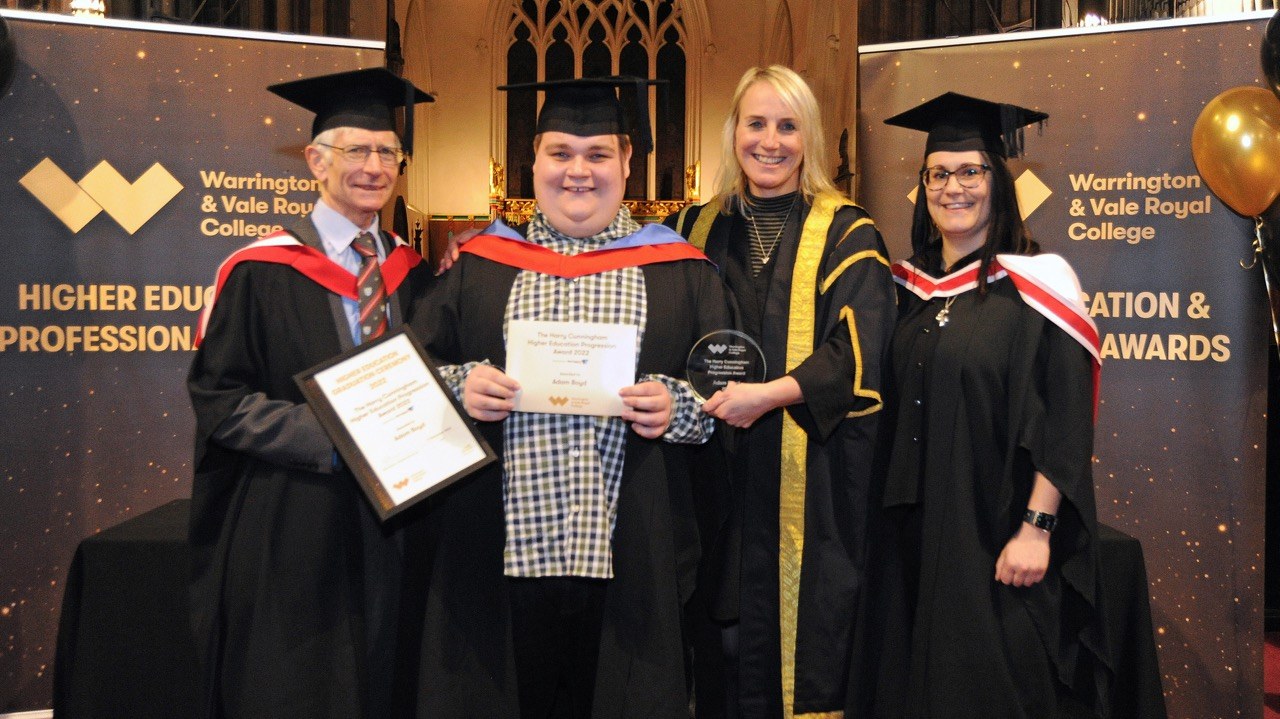 Adam Boyd The Harry Cunningham Higher Education Progression Special Award Winner