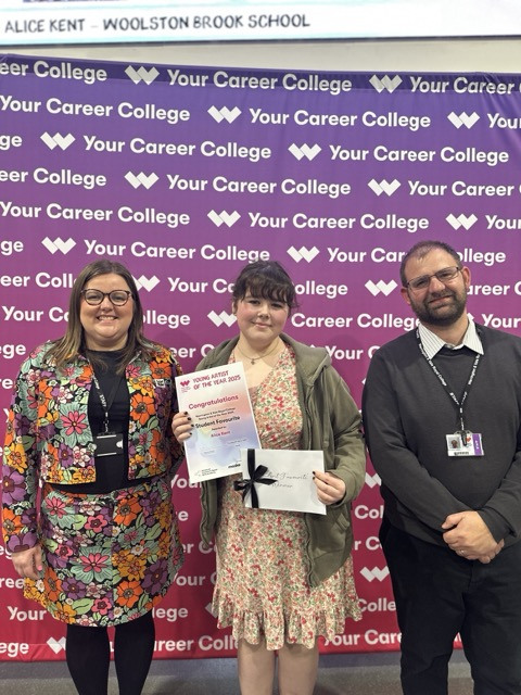Alice Kent winner of Student Favourite category Medium