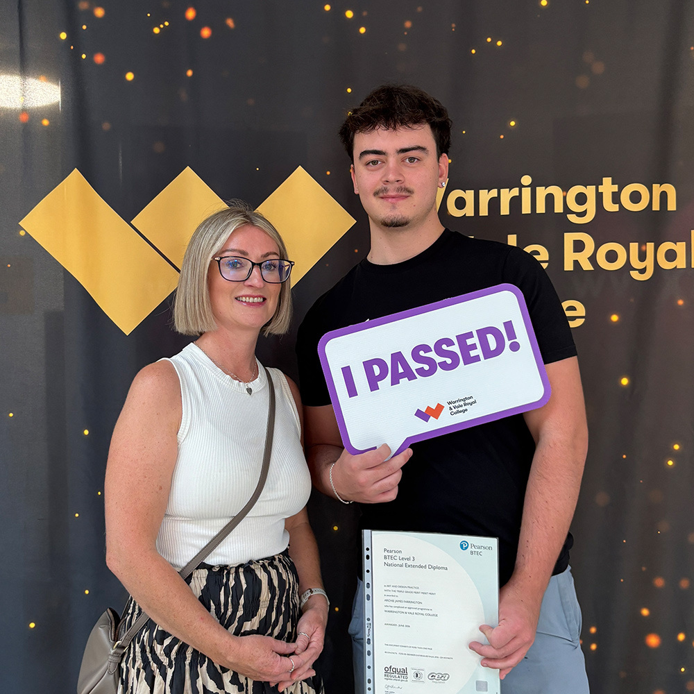 Archie and mum are pleased as punch
