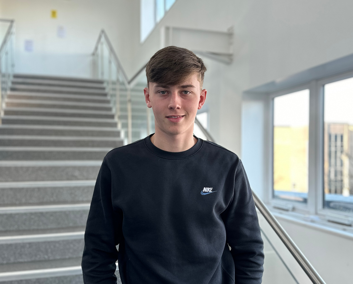 Ben Atherton HTQ student supported by employer
