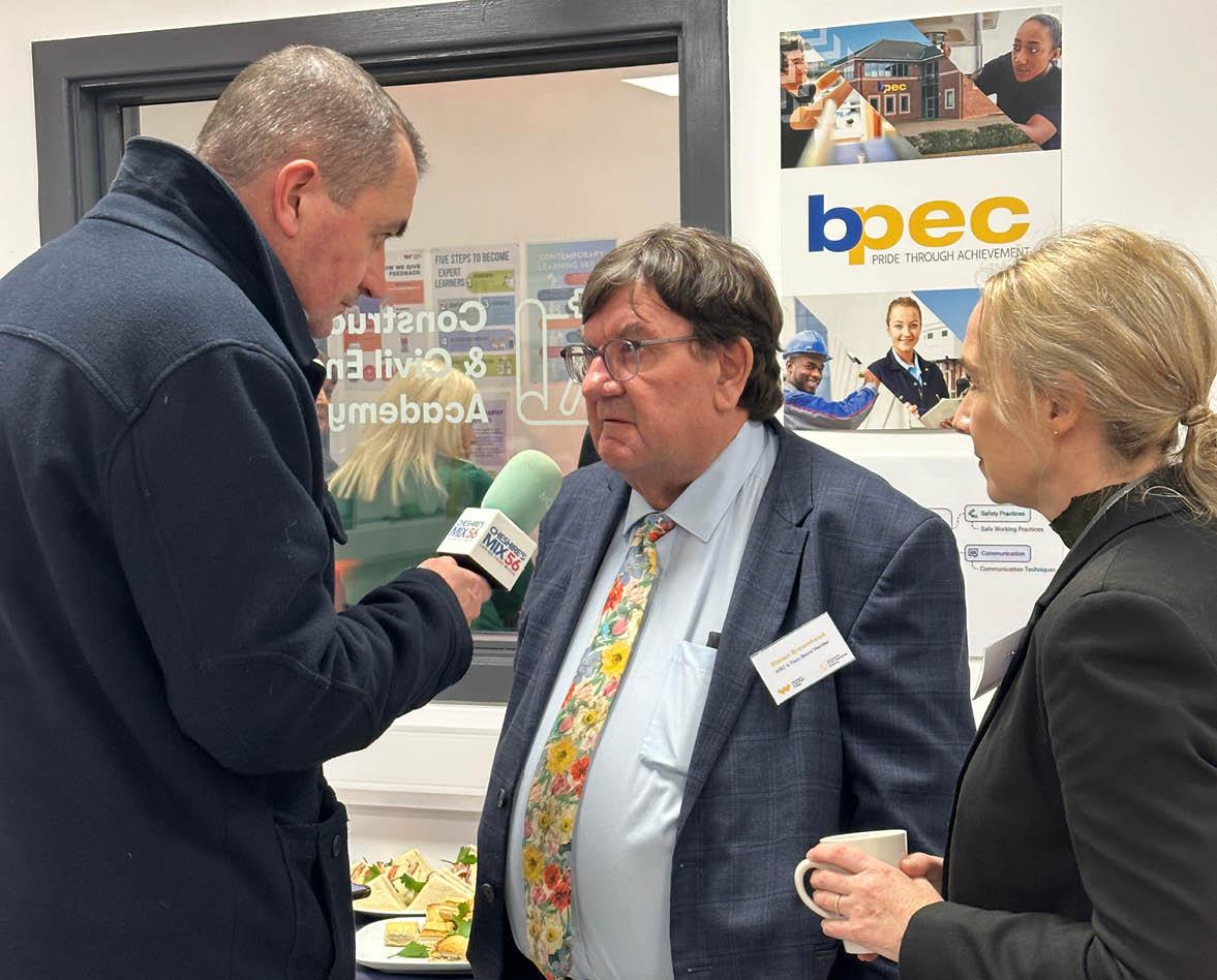 CCEA launch cheshire mix 56 talking to steven broomhead