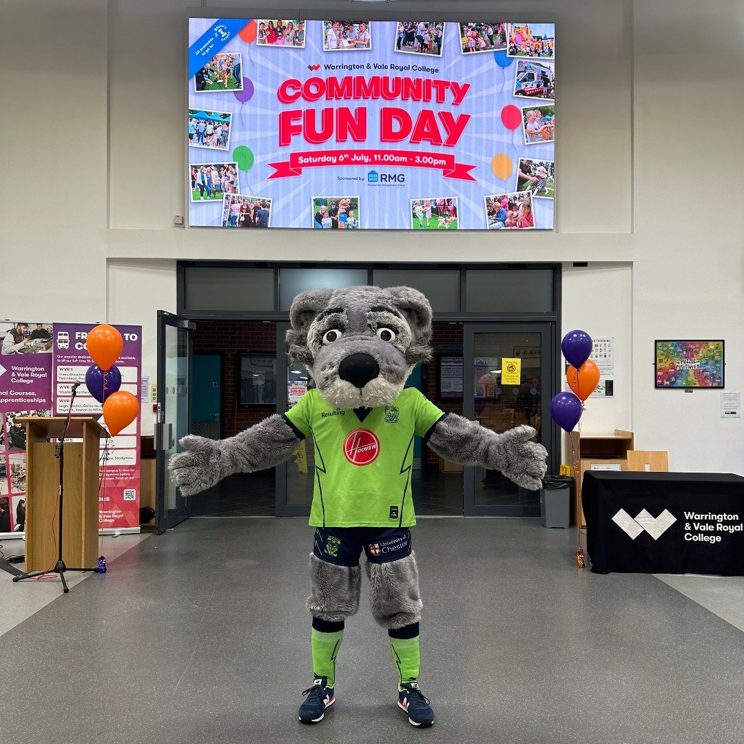 Community Fun Day Wolfie