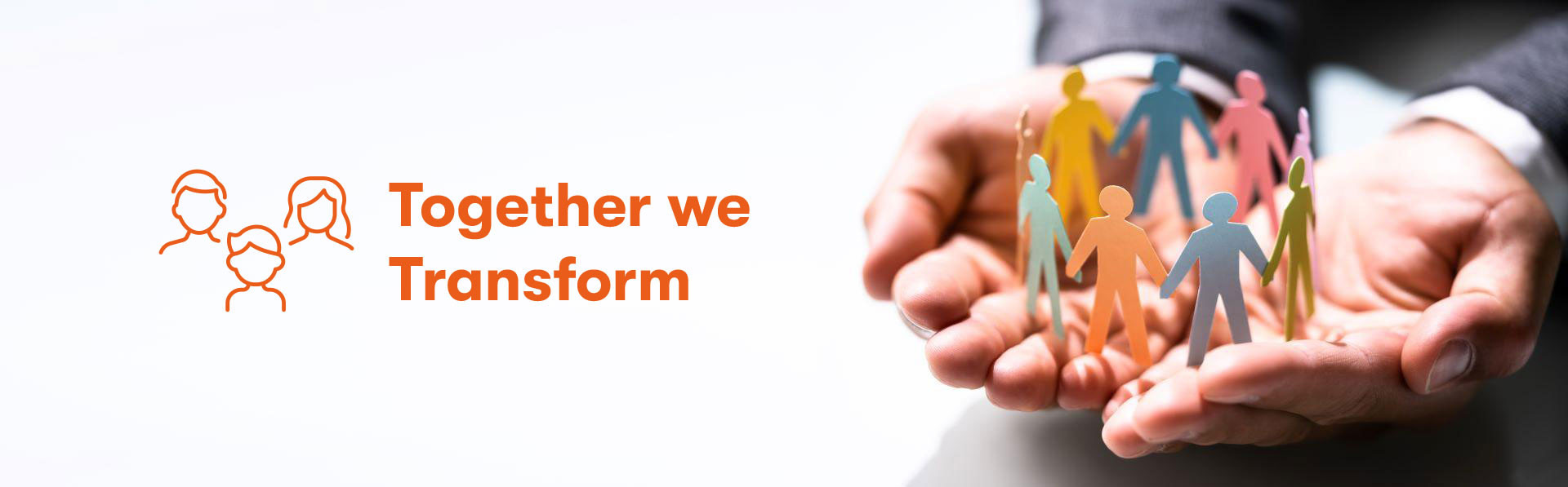 "Together we Transform" (Equality Webpage Header)