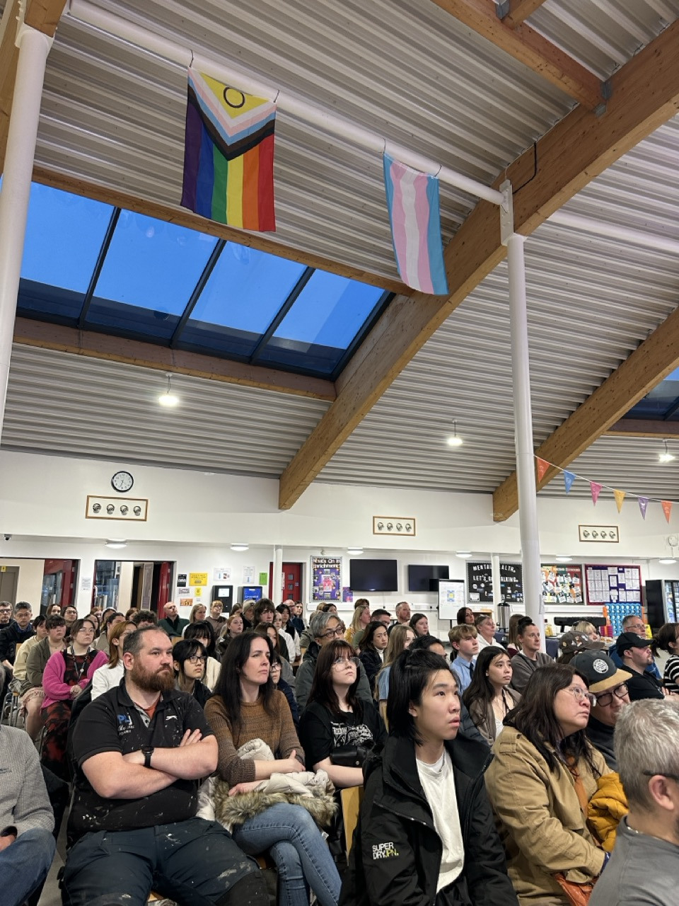 Entrants and their families at the awards ceremony Large