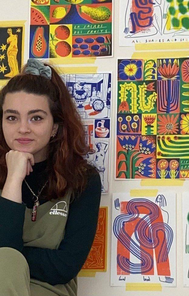 Former Art & Design student now Freelance Artist Chloe Watts