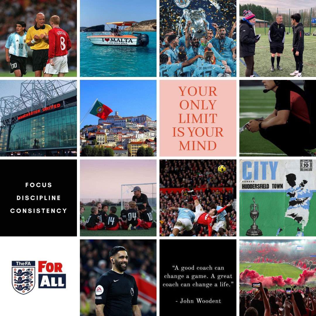 Former Sport student Ryan Bostock's career vision board