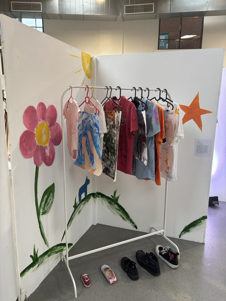Hanging Textile Piece End of Year Art Exhiition Large
