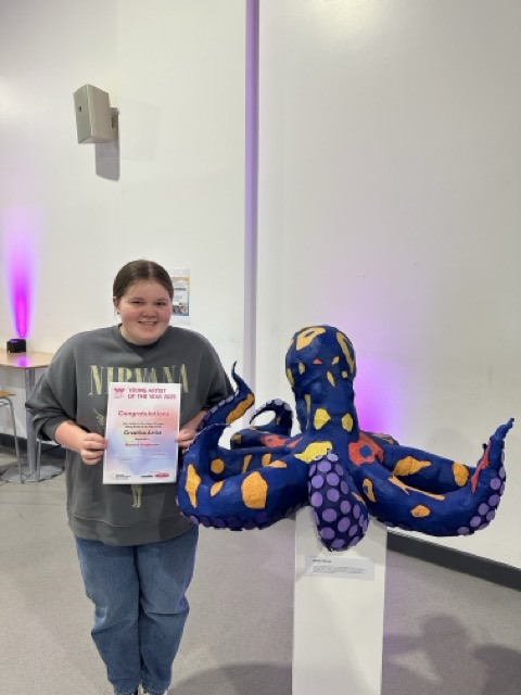 Harriet winner of creative artist category Medium