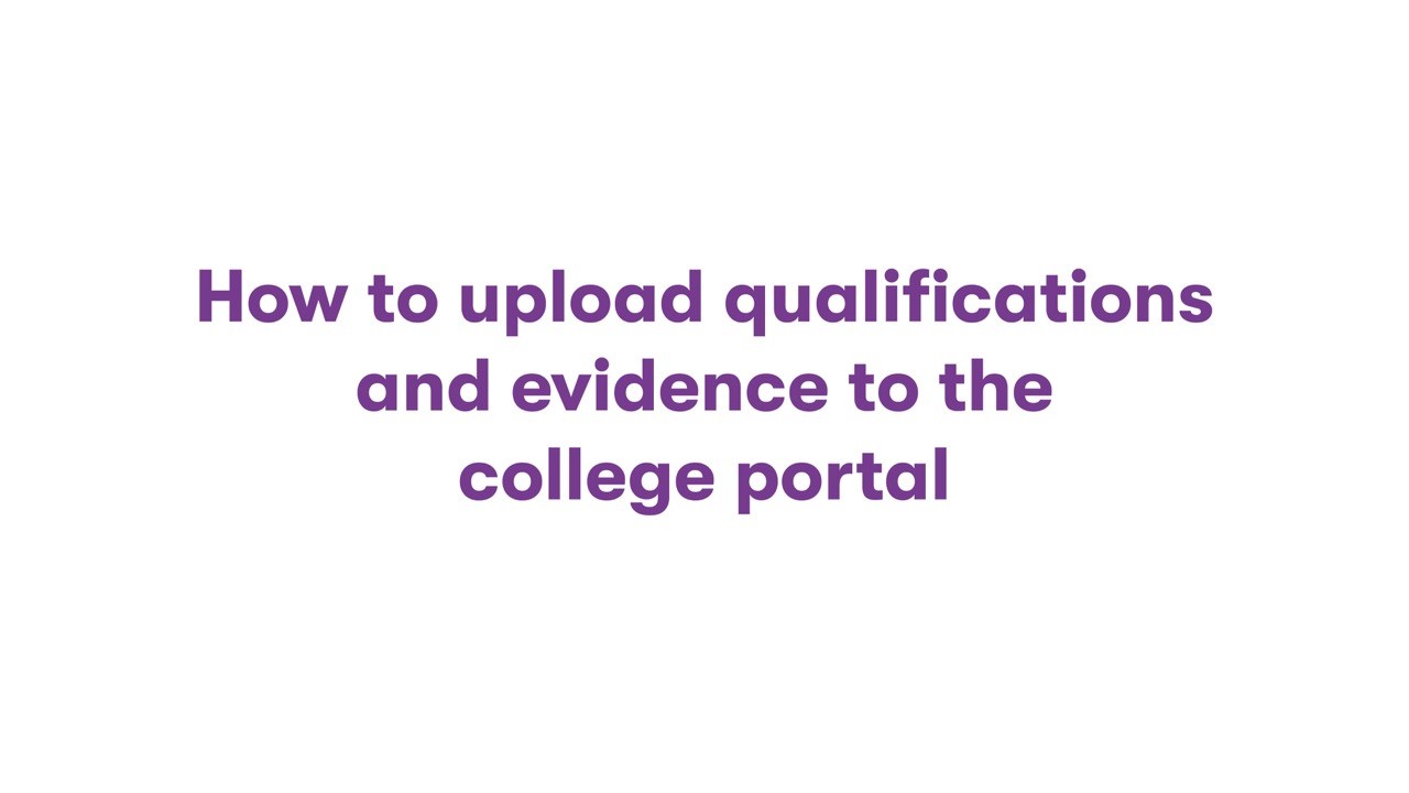How to upload quals and evidence thumb image Large