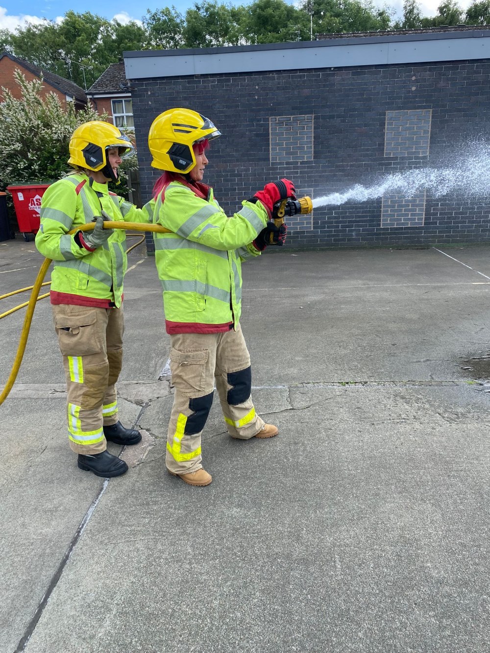 Jade propping Jenny up