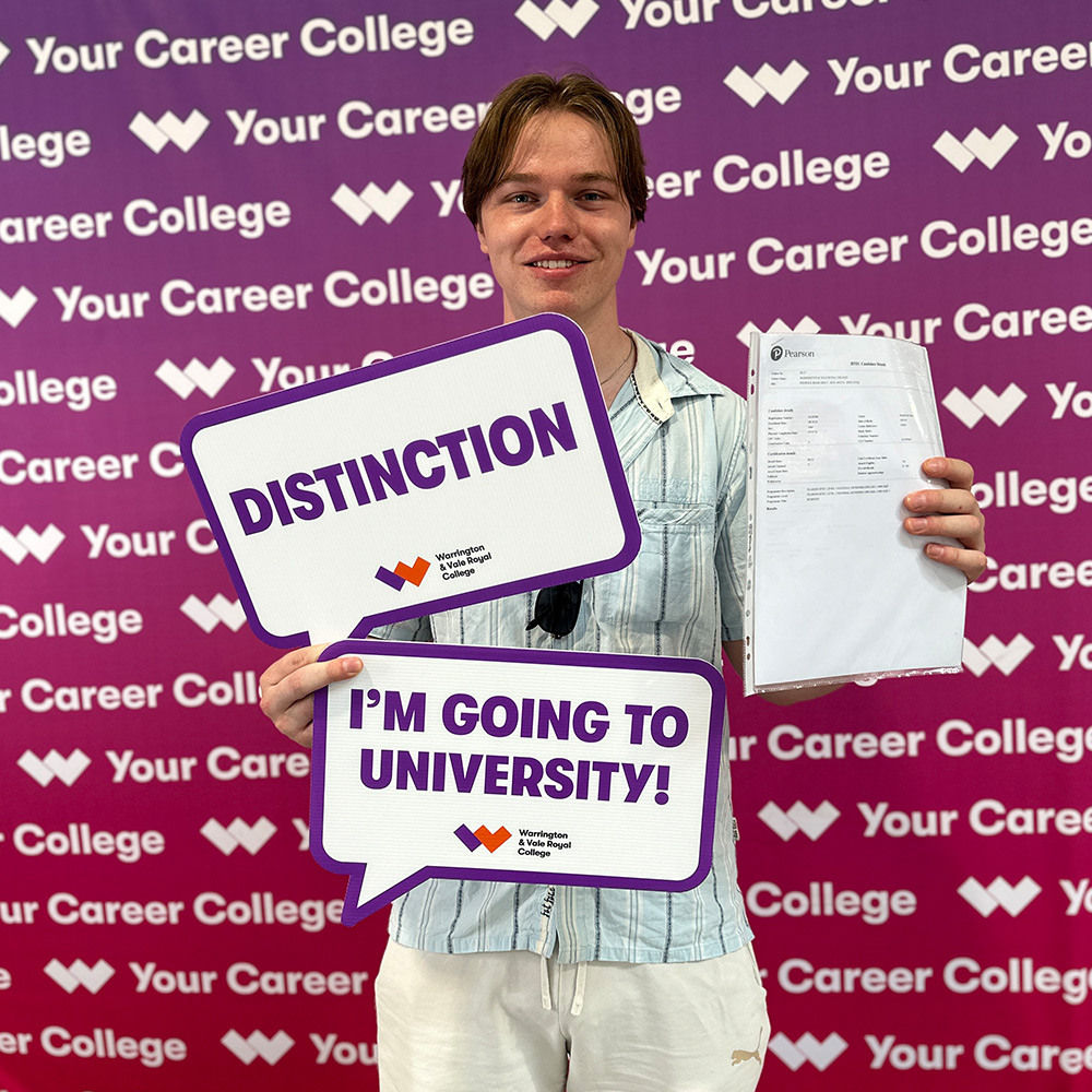 Markuss Uzkurelis celebrates his university place