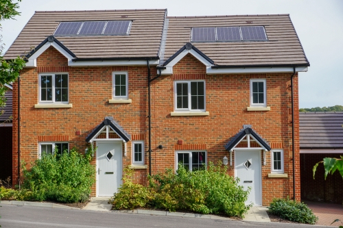 New Build Home with Solar Panels