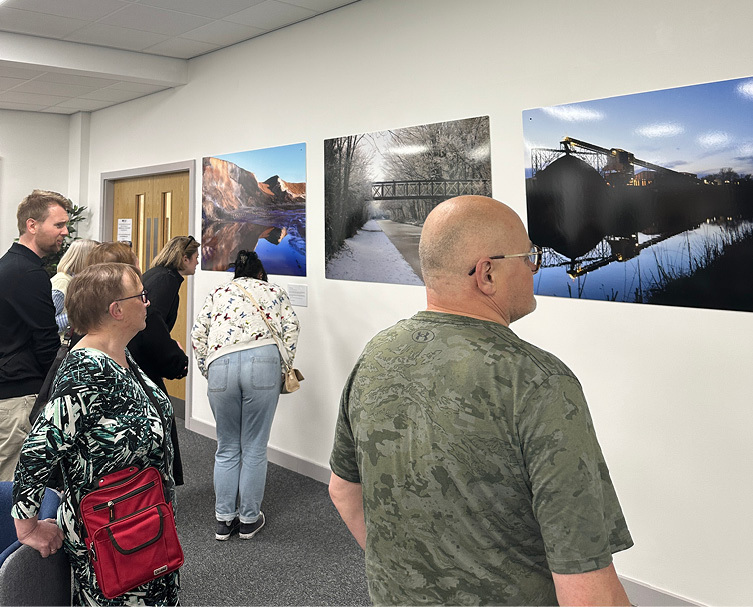 Photography students private view 1