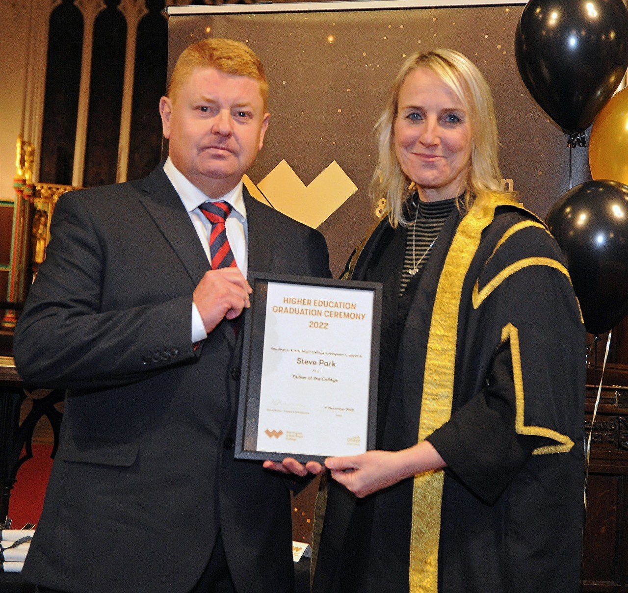 Steve Park and Nichola Newton