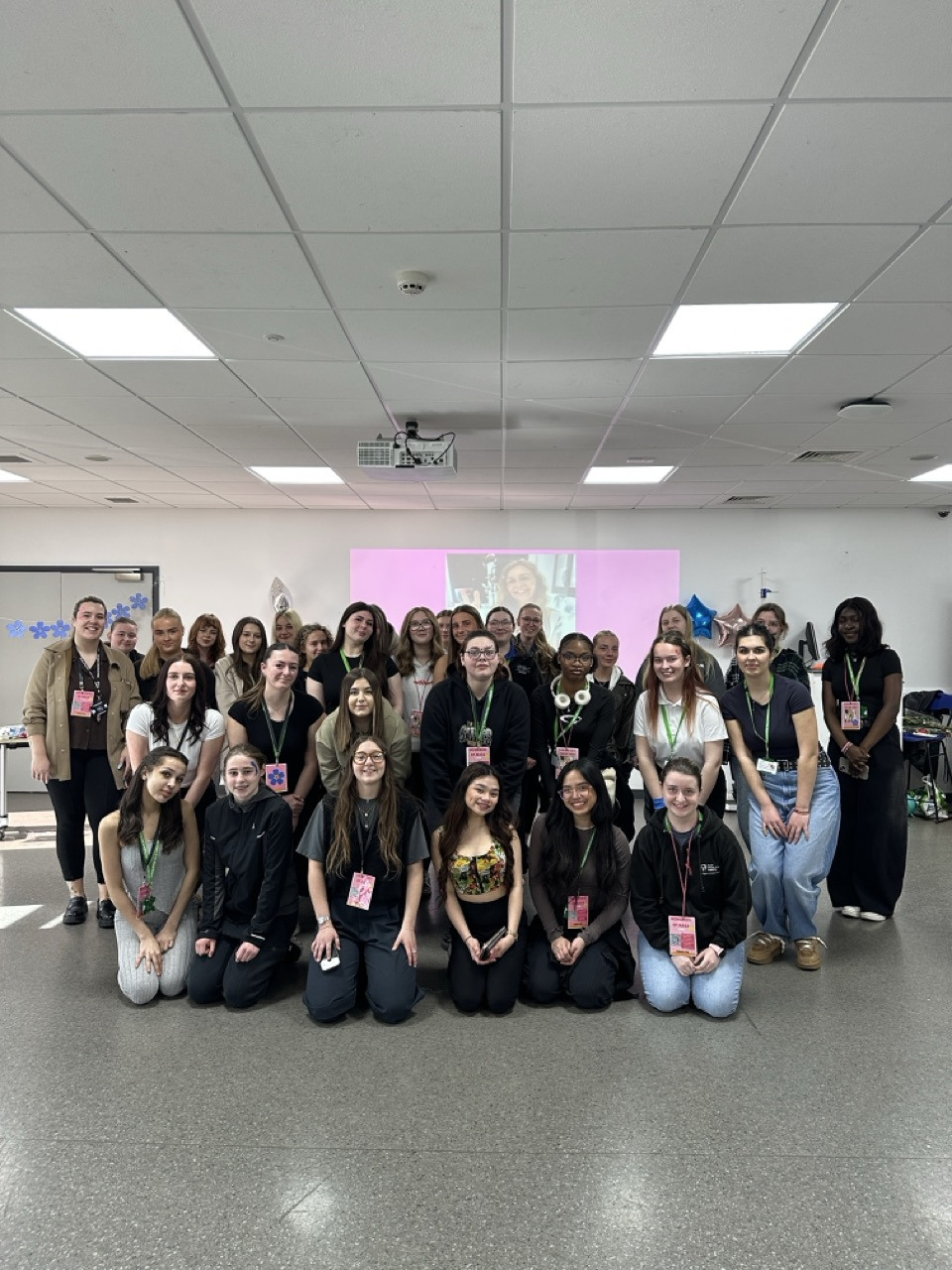 Students at Charity Event for Memories of Mags