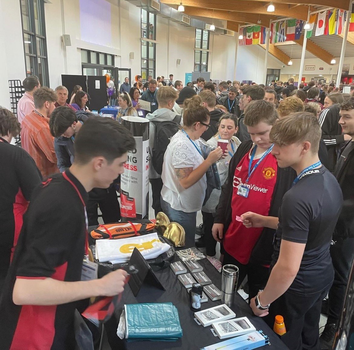 Students at Freshers Fair