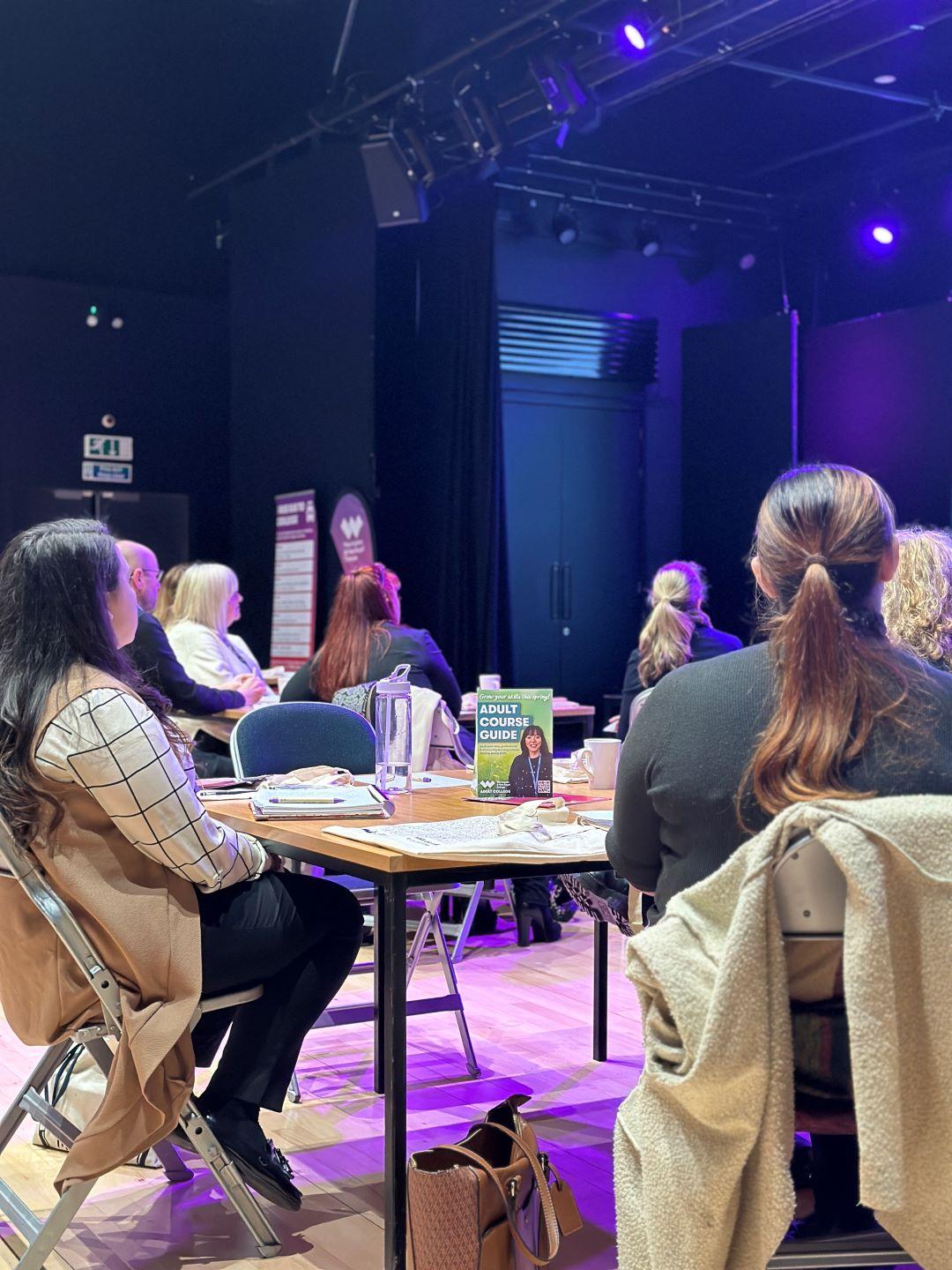 Teachers during insightful talks from the colleges SLT