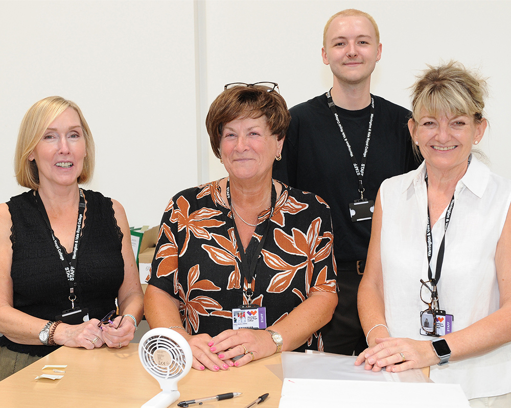 The colleges exams team made the morning possible