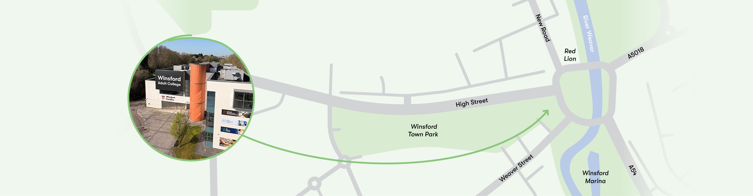 Winsford Adult College Header