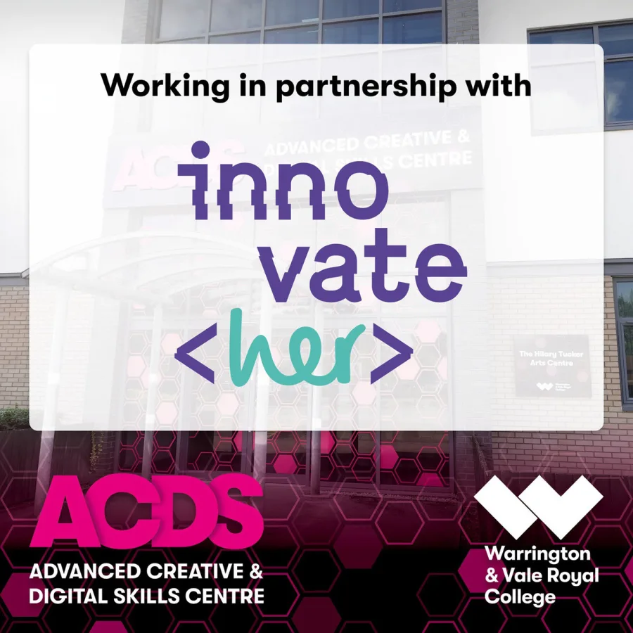 ACDS Partnership Graphic Innovate Her