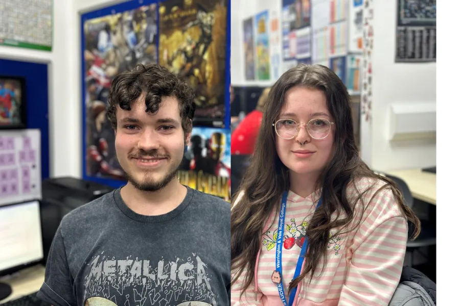 Grads in Games: Ellis and Katelyn
