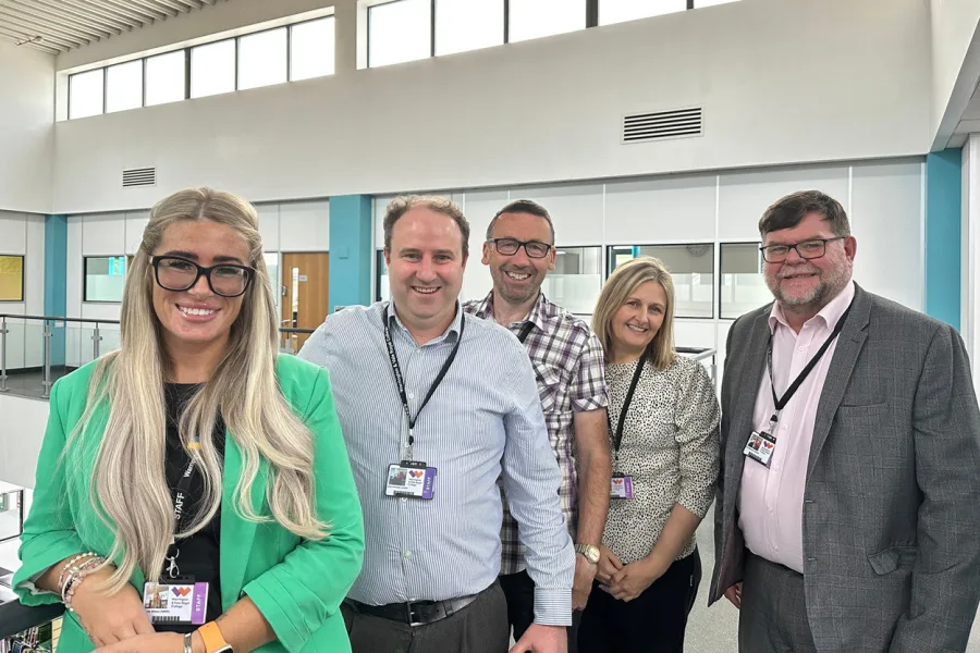 Nicola Wilson, John Gormally, Andrew Williams, Kath Kayley and Paul Mushrow