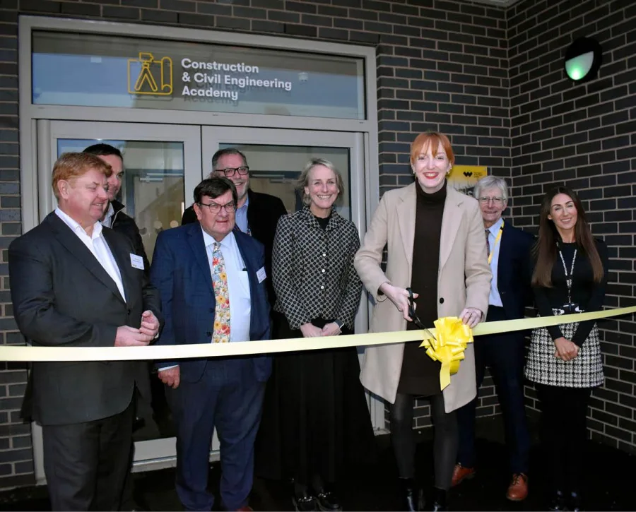 CCEA Launch MP Charlotte Nichols ribbon cutting