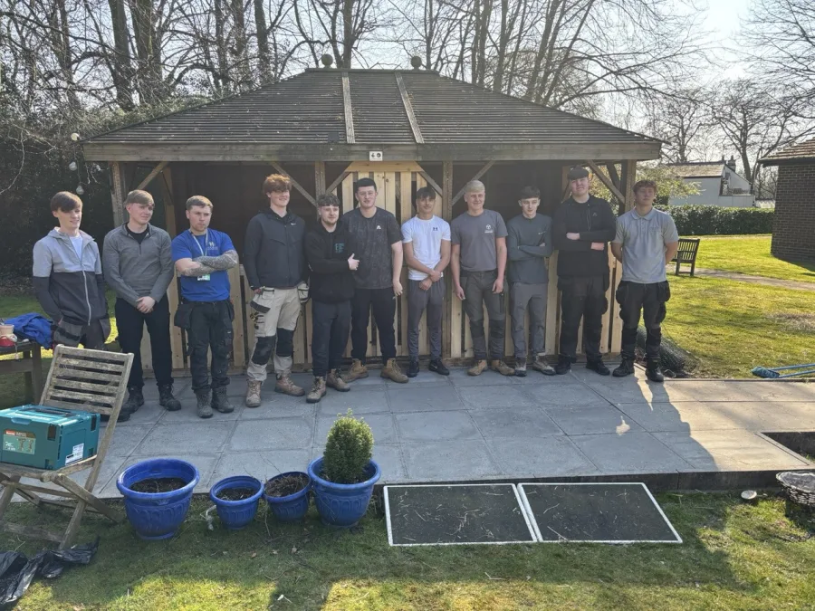 Carpentry & joinery students group shot