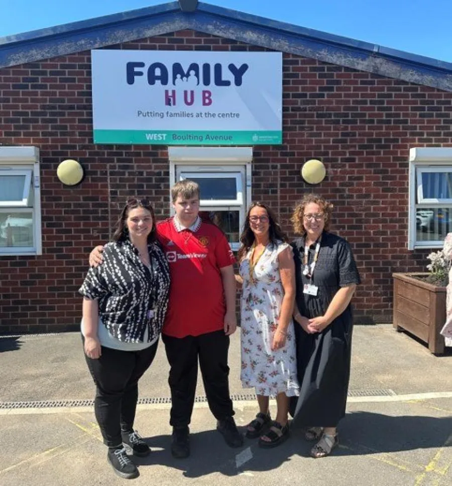 JJ and the Family Hub Team