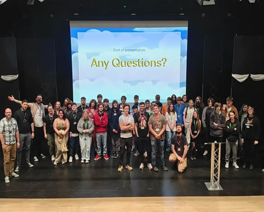 10 10 Games in the theatre with students after completing their final project