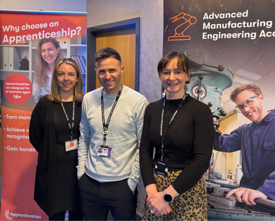 Warrington college praised by employers for outstanding support to apprentices