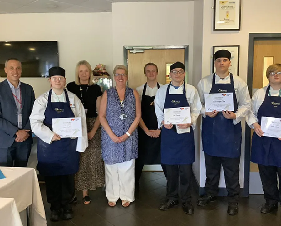 Competition winners with Rob Bruford and James Tomkins