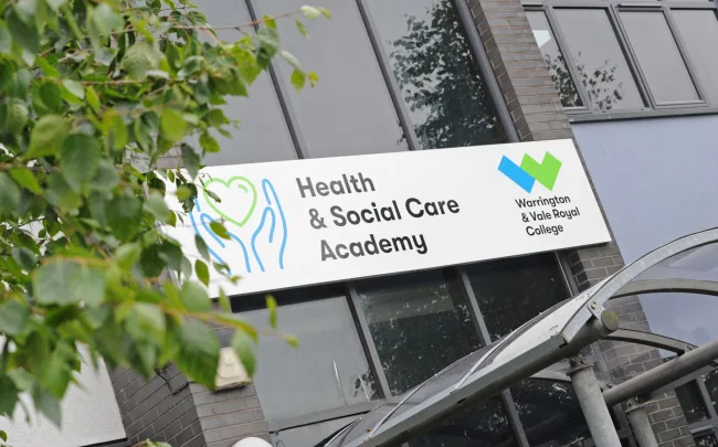 Health Social Care Academy exterior shot