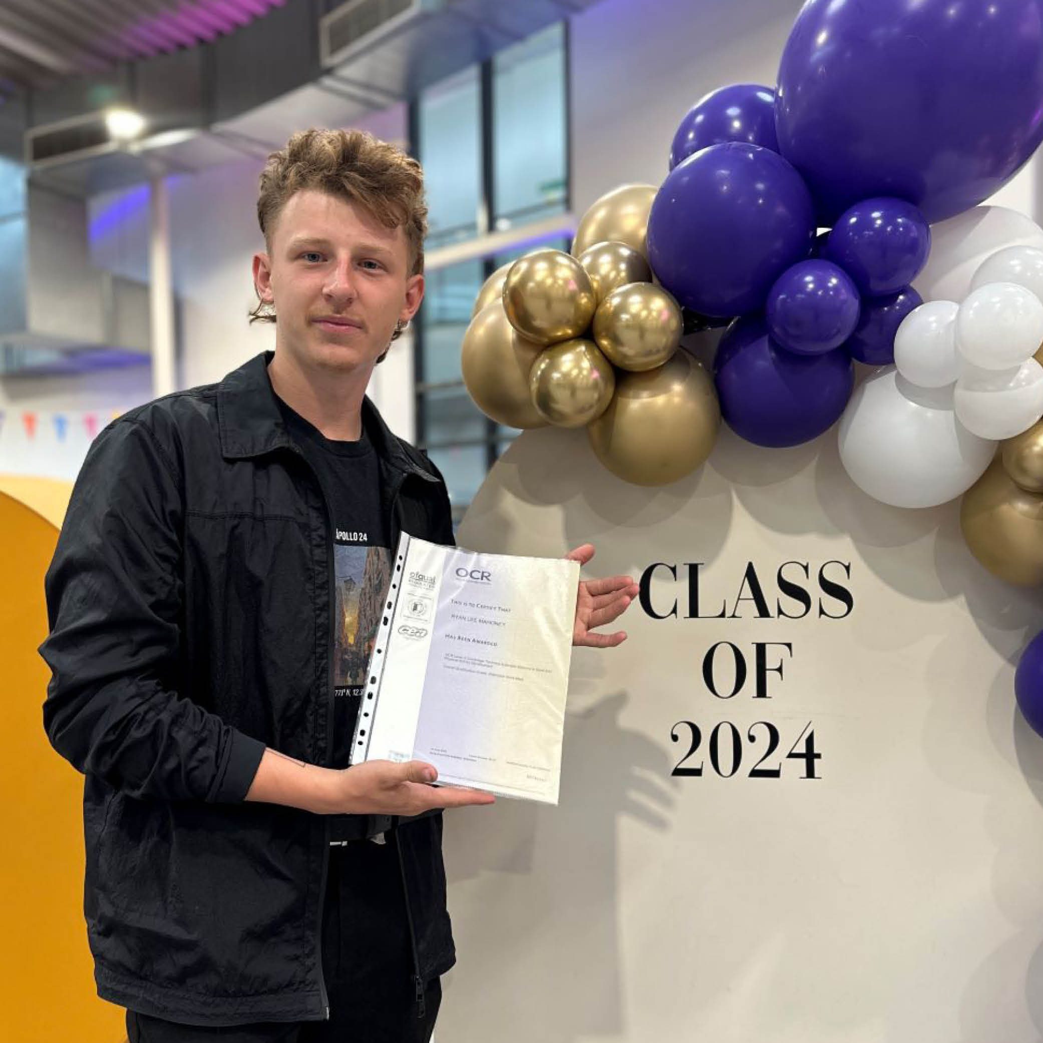 Ryan mahoney level 3 sport student to university